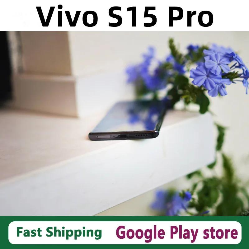 Vivo-S15 Pro 5G ޴, 50.0MP + 32.0MP, ġ 8100, GPS, 6.56 ġ, AMOLED 120HZ, ̽ ID, 80W , 4500mAh,   